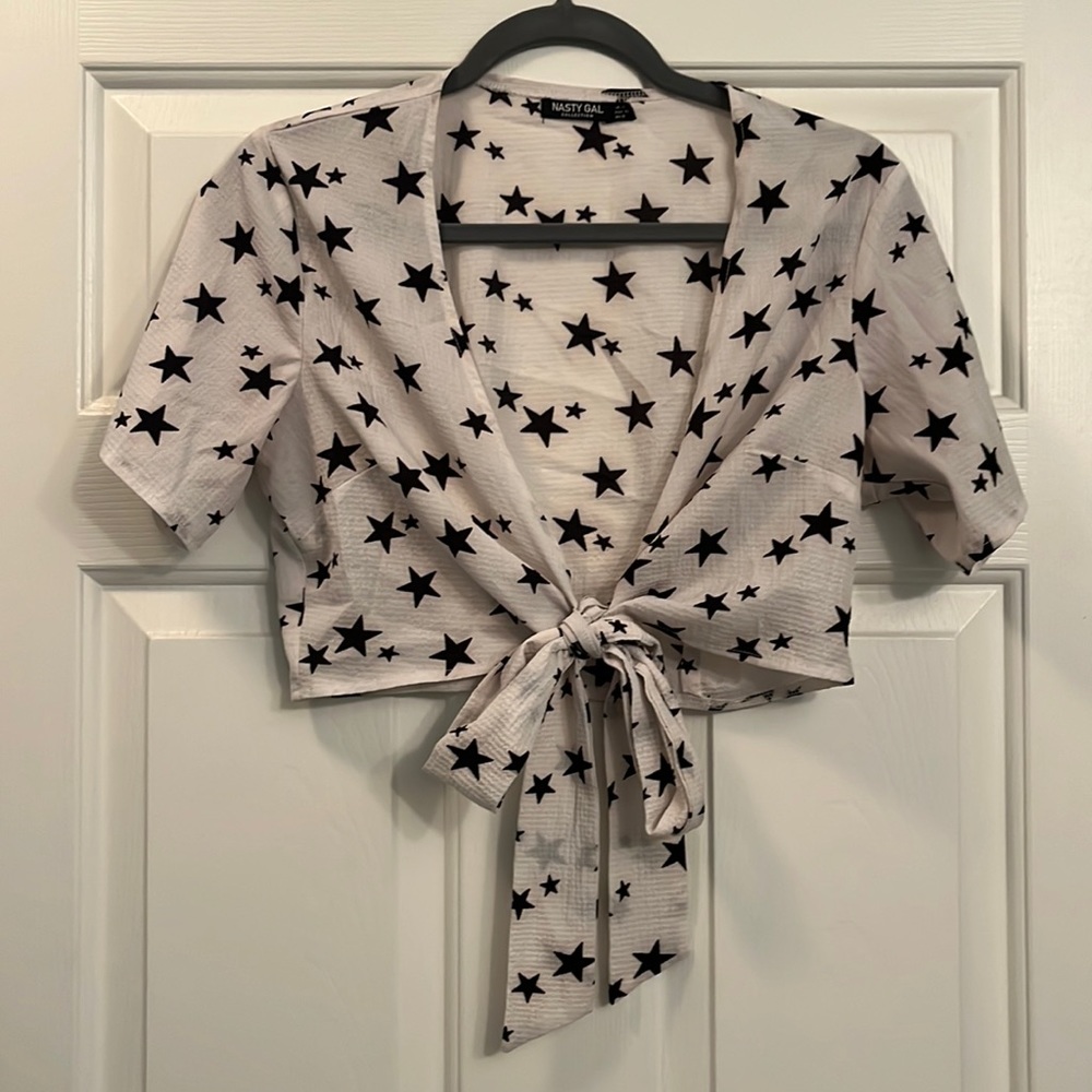 Front Tie Crop Top